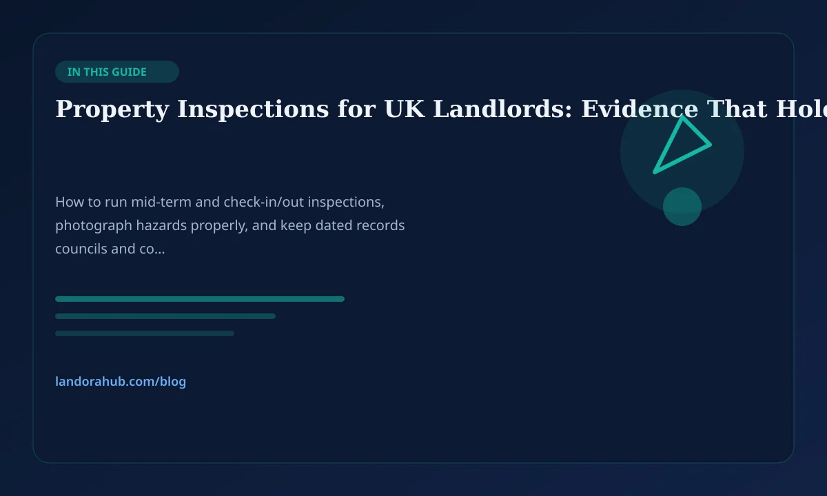 Inspector photographing a rental property condition report. (additional view)
