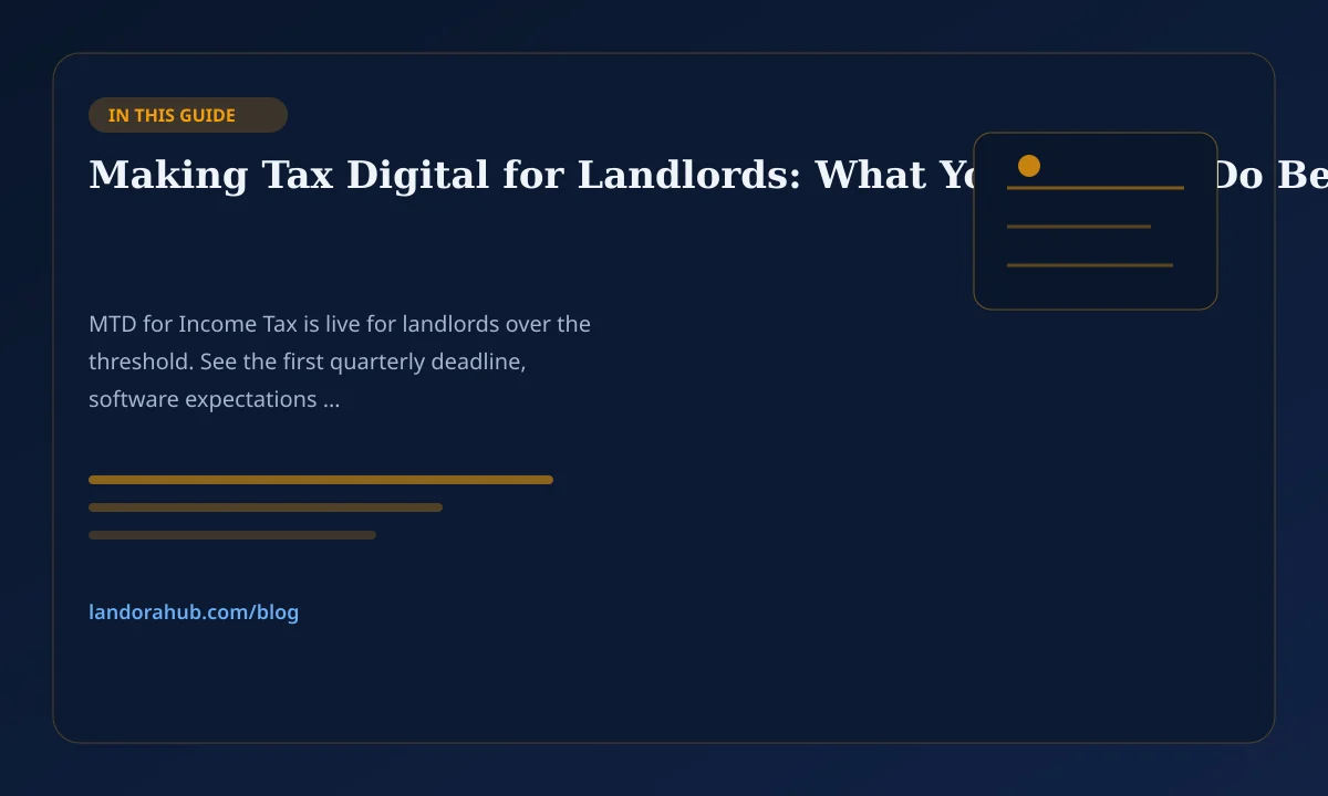 Calculator and handwritten notes used for landlord tax planning and quarterly submissions. (additional view)